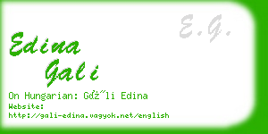 edina gali business card